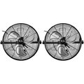 Simple Deluxe 20 inch Wall-Mount Fan， 2- pack HIFANXWALLMOUNT20X2